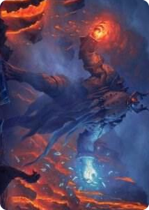0055 Aegar, the Freezing Flame Art Card S Art Series: Kaldheim