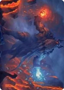 0055 Aegar, the Freezing Flame Art Card S Art Series: Kaldheim