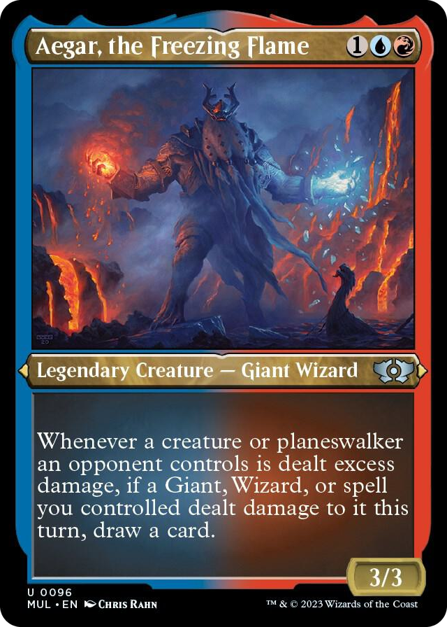 0096 Aegar, the Freezing Flame (Foil Etched) U March of the Machine: Multiverse Legends