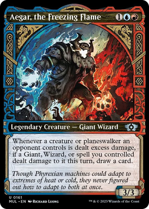 0161 Aegar, the Freezing Flame (Halo Foil) U March of the Machine: Multiverse Legends