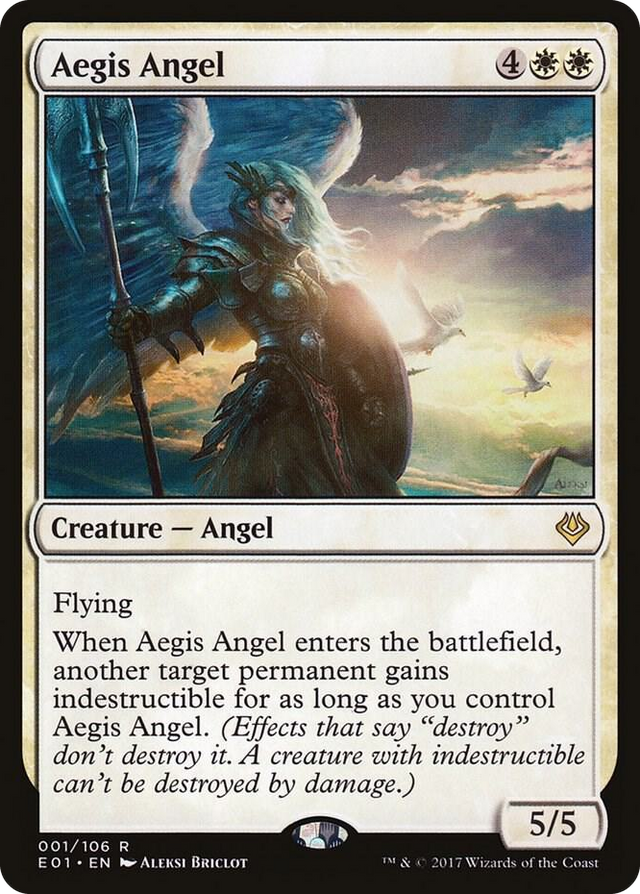 0001 Aegis Angel R Archenemy: Nicol Bolas