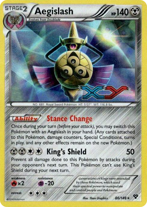 0086 Aegislash - 86/146 (Prerelease) Promo XY Promos