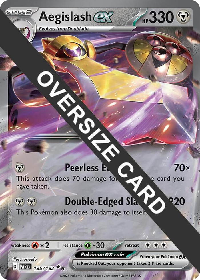 0135 Aegislash ex Double Rare Jumbo Cards