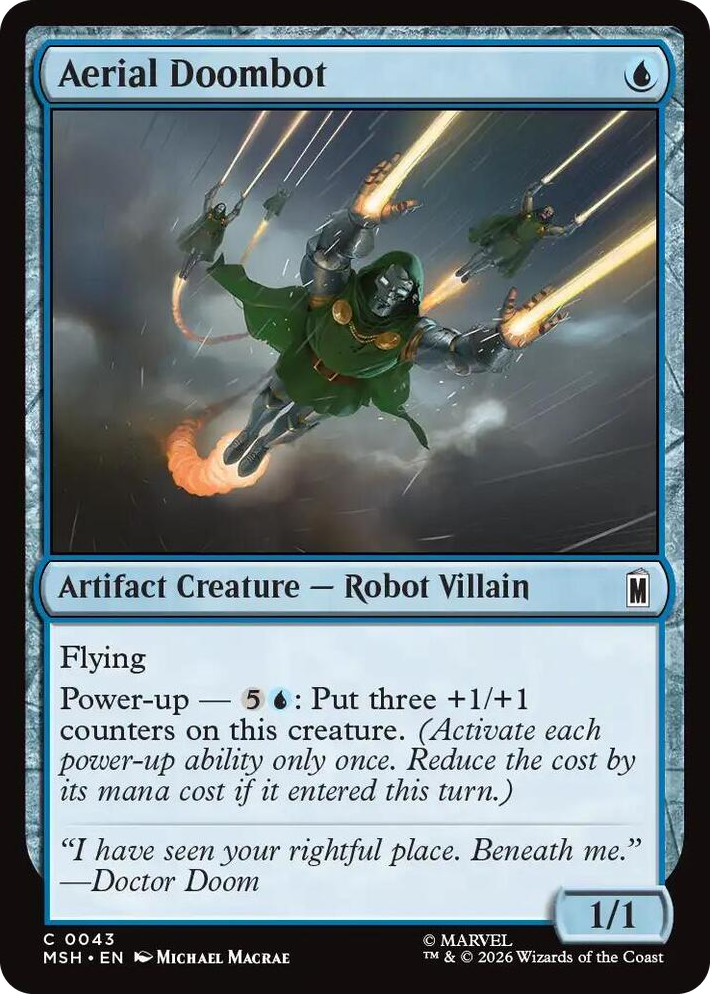 0043 Aerial Doombot C Marvel Super Heroes