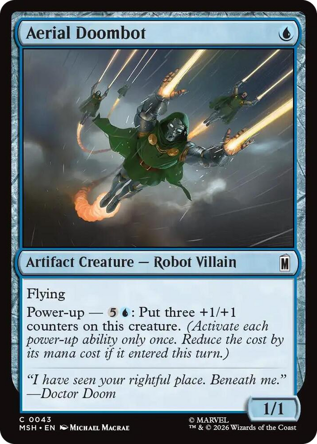 0043 Aerial Doombot C Marvel Super Heroes