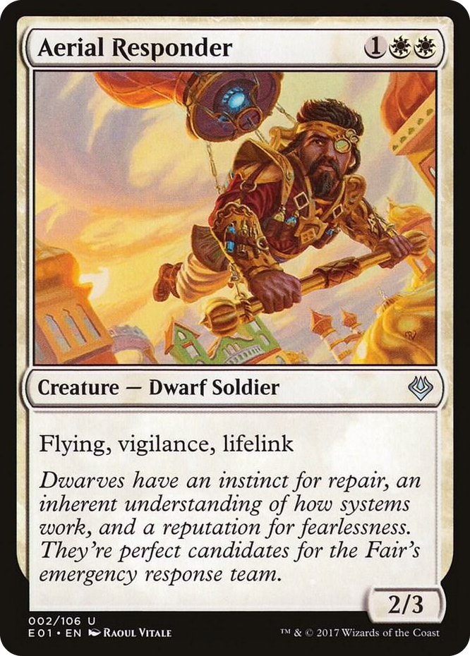 Aerial Responder #2 U - Archenemy: Nicol Bolas Pokemon card