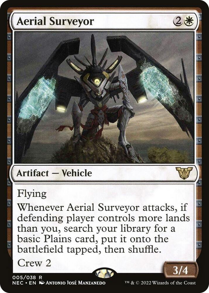 Aerial Surveyor #5 R - Commander: Kamigawa: Neon Dynasty Pokemon card