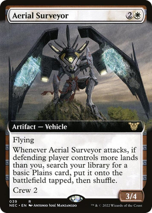 0039 Aerial Surveyor (Extended Art) R Commander: Kamigawa: Neon Dynasty