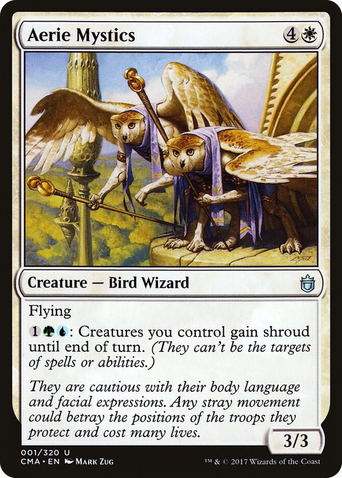 Aerie Mystics #1 U - Commander Anthology Pokemon card