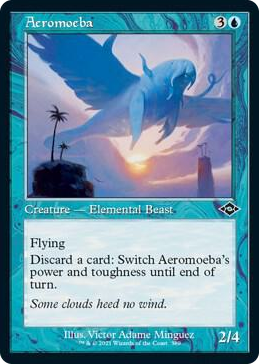 0389 Aeromoeba (Retro Frame) (Foil Etched) C Modern Horizons 2