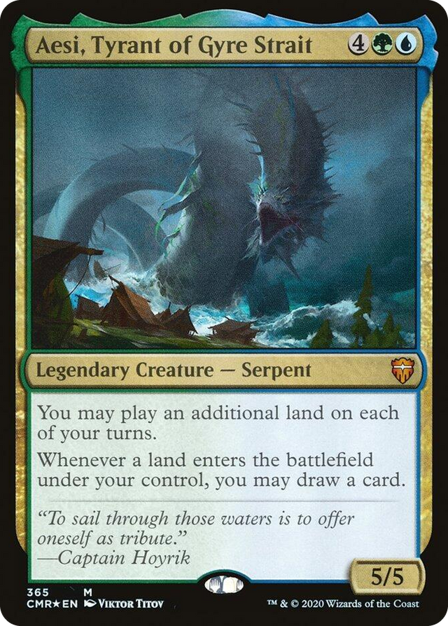 0365 Aesi, Tyrant of Gyre Strait M Commander Legends