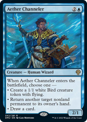 0042 Aether Channeler R Promo Pack: Dominaria United
