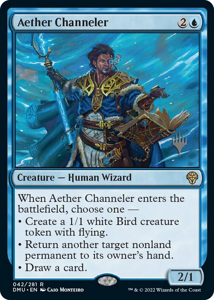 0042 Aether Channeler R Promo Pack: Dominaria United
