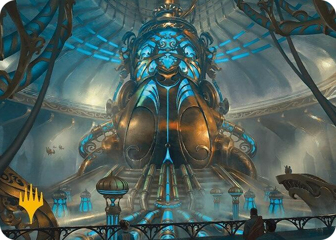 Aether Refinery Art Card (Gold-Stamped Planeswalker Symbol) #30 S - Art Series: Modern Horizons 3 Pokemon card