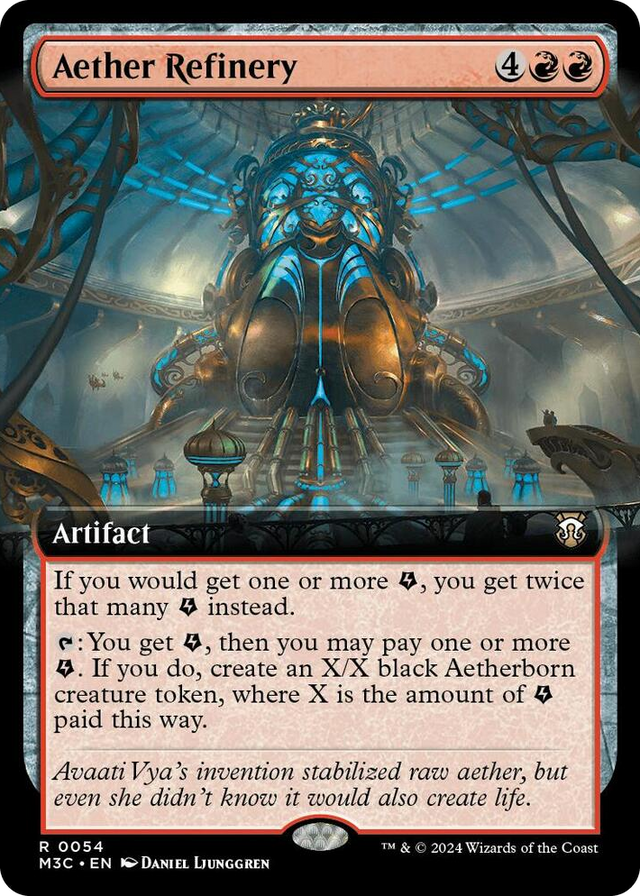 0054 Aether Refinery (Extended Art) R Commander: Modern Horizons 3