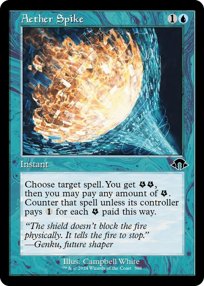 0398 Aether Spike (Retro Frame) C Modern Horizons 3