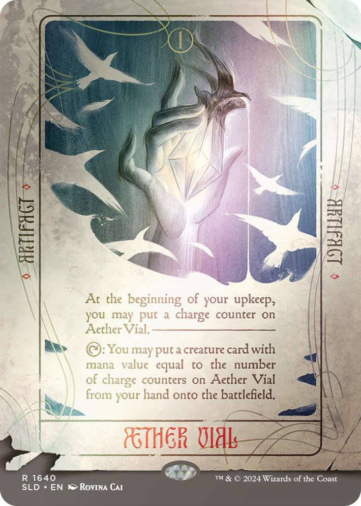 1640 Aether Vial (Rainbow Foil) R Secret Lair Drop Series