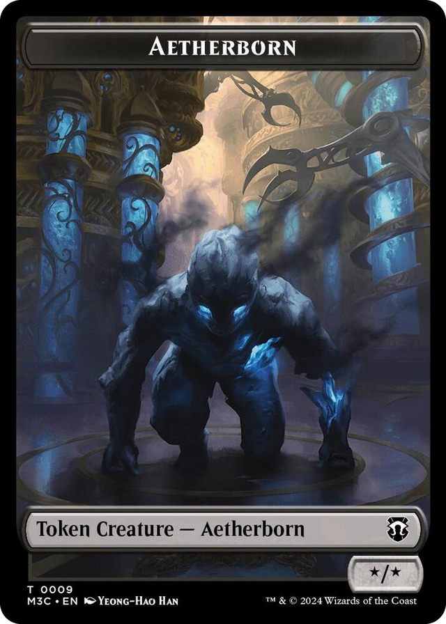 0009 Aetherborn // Servo Double-Sided Token T Commander: Modern Horizons 3