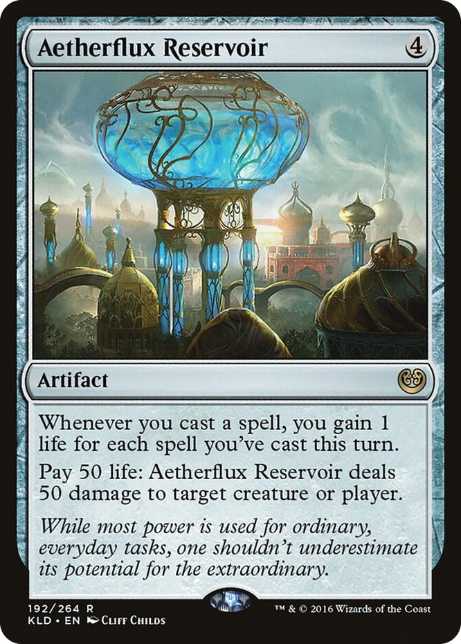 Aetherflux Reservoir #192 R - Kaladesh Pokemon card