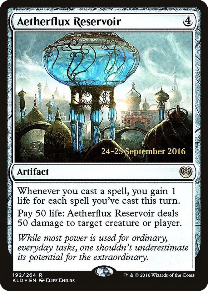 Aetherflux Reservoir #192 R - Prerelease Cards Pokemon card