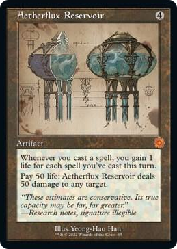0065 Aetherflux Reservoir (Schematic) M The Brothers' War: Retro Frame Artifacts