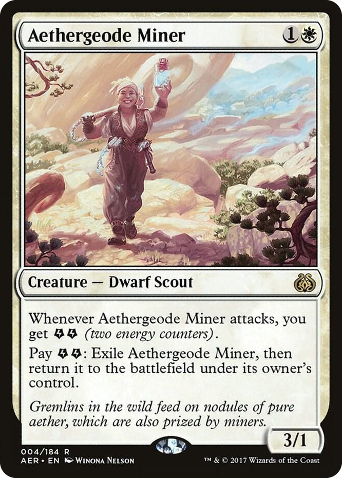 Aethergeode Miner #4 R - Aether Revolt Pokemon card