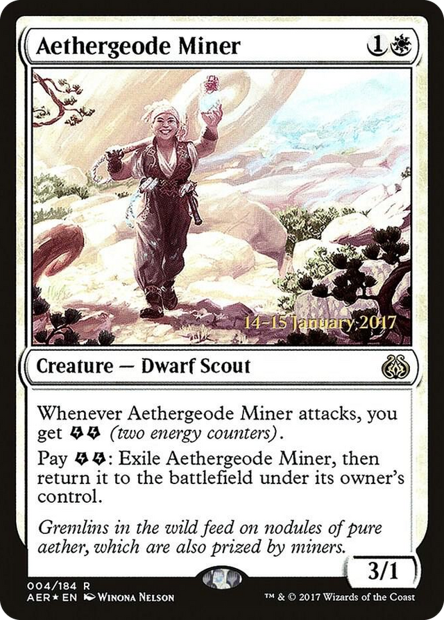 0004 Aethergeode Miner R Prerelease Cards