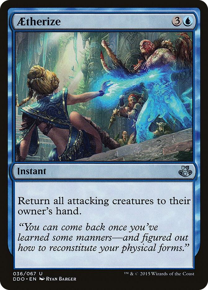 0036 Aetherize U Duel Decks: Elspeth vs. Kiora