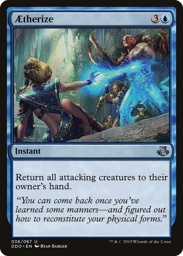 0036 Aetherize U Duel Decks: Elspeth vs. Kiora