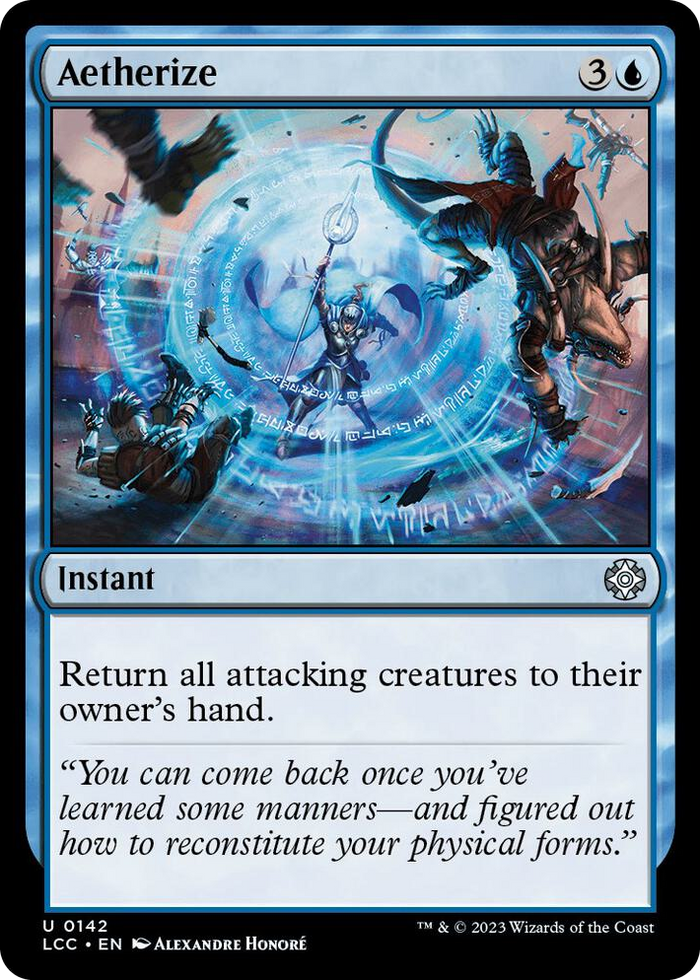 Aetherize #142 U - Commander: The Lost Caverns of Ixalan Pokemon card