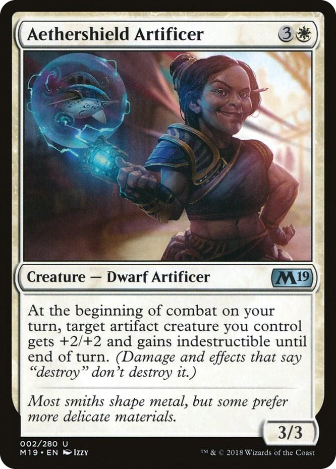 0002 Aethershield Artificer U Core Set 2019