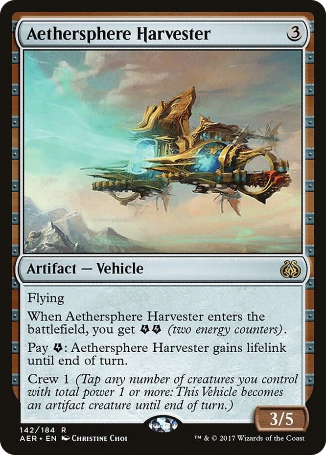 Aethersphere Harvester #142 R - Aether Revolt Pokemon card