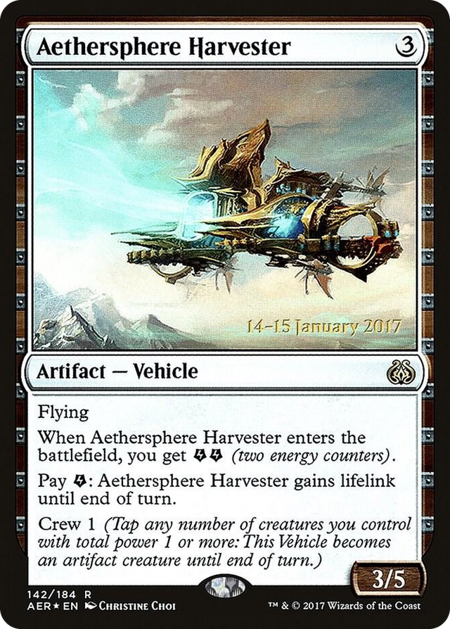 0142 Aethersphere Harvester R Prerelease Cards