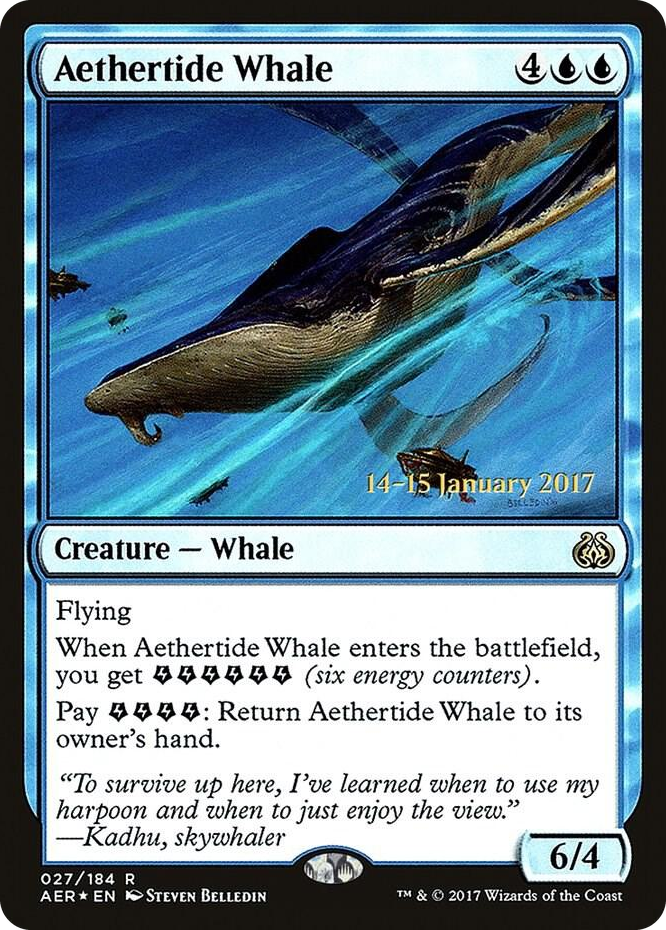 0027 Aethertide Whale R Prerelease Cards