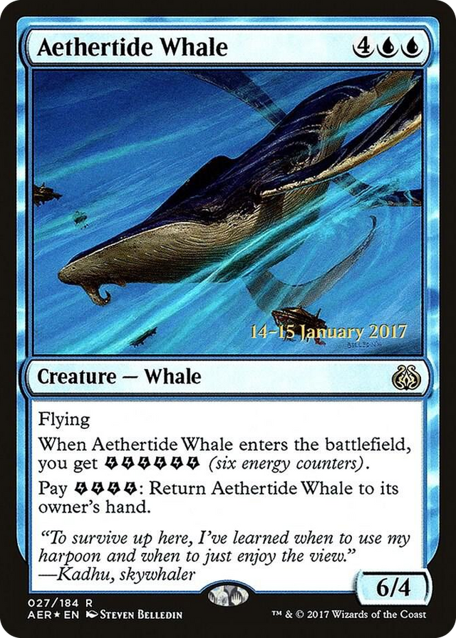 0027 Aethertide Whale R Prerelease Cards