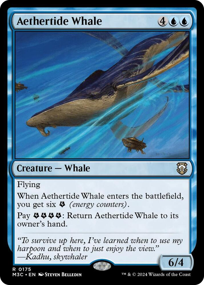 0175 Aethertide Whale R Commander: Modern Horizons 3