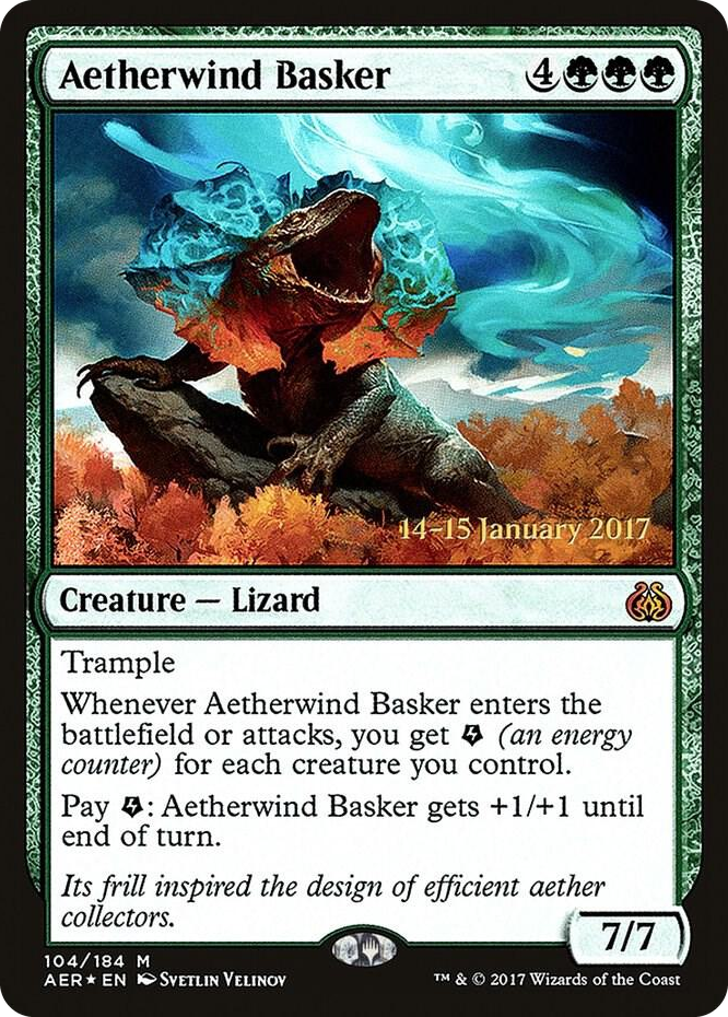 Aetherwind Basker #104 M - Prerelease Cards Pokemon card