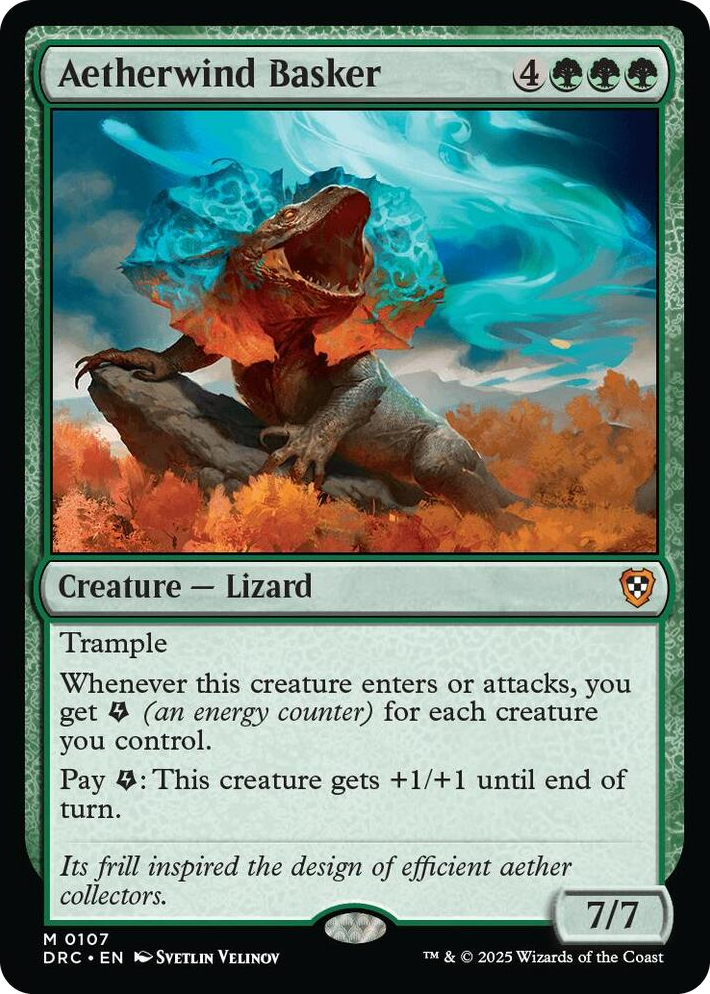 0107 Aetherwind Basker M Commander: Aetherdrift