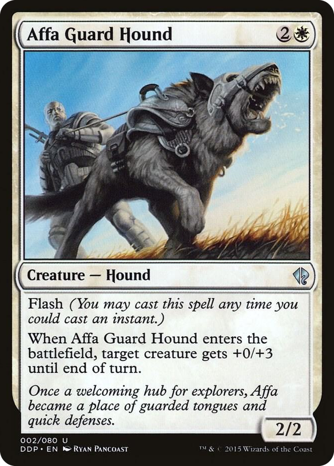 0002 Affa Guard Hound U Duel Decks: Zendikar vs. Eldrazi