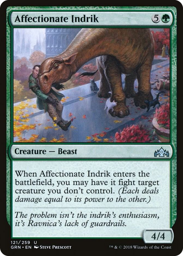 0121 Affectionate Indrik U Guilds of Ravnica