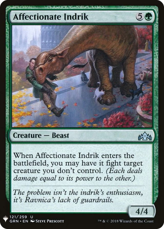 0121 Affectionate Indrik U The List Reprints
