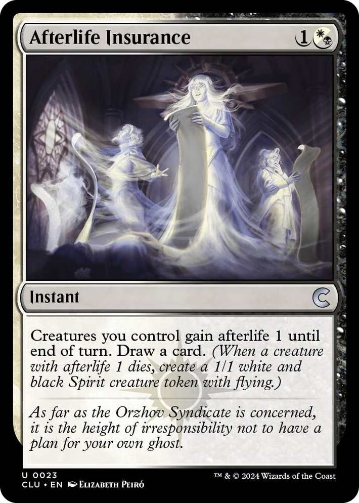 0023 Afterlife Insurance U Ravnica: Clue Edition