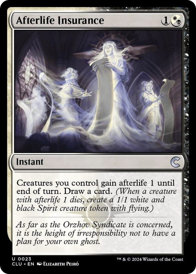 0023 Afterlife Insurance U Ravnica: Clue Edition