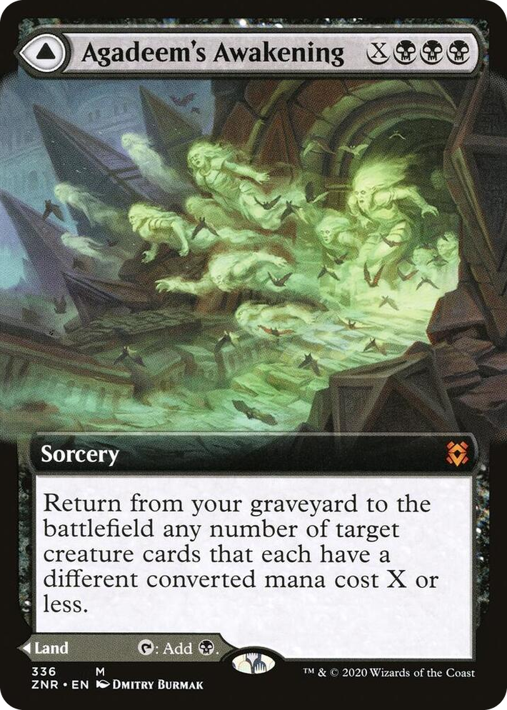 0336 Agadeem's Awakening (Extended Art) M Zendikar Rising