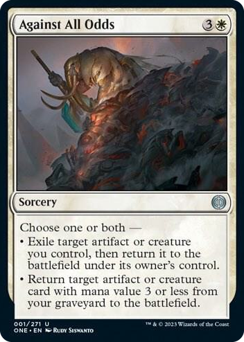 Against All Odds #1 U - Phyrexia: All Will Be One Pokemon card