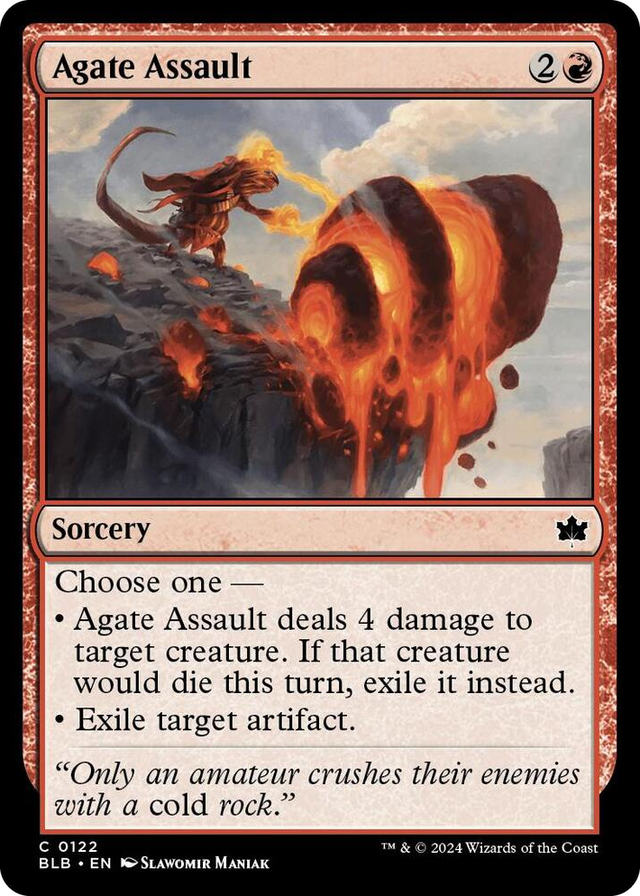 0122 Agate Assault C Bloomburrow