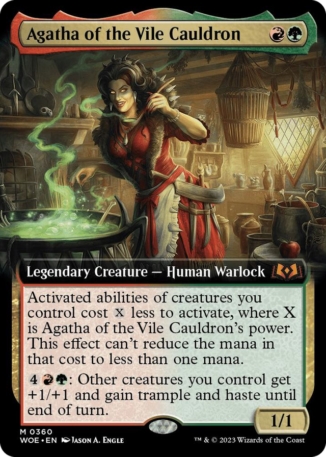 0360 Agatha of the Vile Cauldron (Extended Art) M Wilds of Eldraine