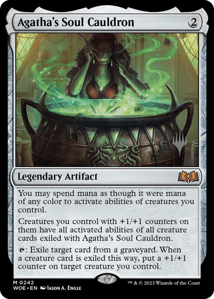 Agatha's Soul Cauldron #242 M - Promo Pack: Wilds of Eldraine Pokemon card