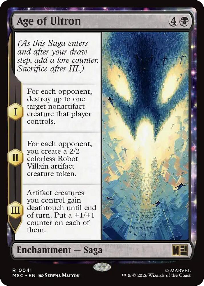 Age of Ultron #41 R - Commander: Marvel Super Heroes Pokemon card