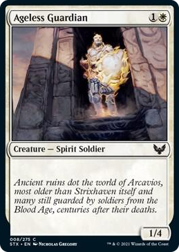0008 Ageless Guardian C Strixhaven: School of Mages